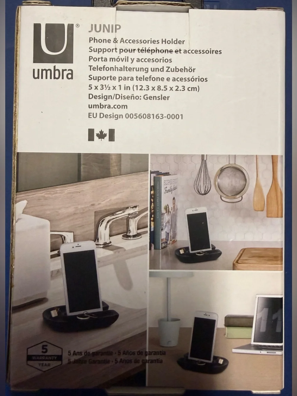 Umbra Junip Phone & Accessories Holder - Black